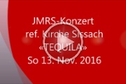 13. November 2016: Die JMRS organisiert ein eigenes Konzert in der ref. Kirche Sissach und das Orchester begeisterte die zahlreichen Konzertbesucher mit fetzigen Rhythmen und einem witzigen "Montagsmaler" - Wettbewerb mit Sofortpreisen.  Film herunterladen