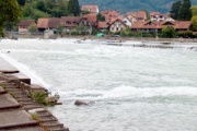 Das Wehr in Gebenstorf.