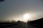Aus dem Nebel in die Sonne