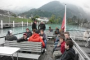 Auf dem Schiff in Interlaken