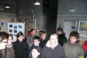 Warten auf die Billettes in Beatenberg Station.