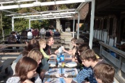 Beim Zmorge im Gasthaus 'Alter B�ren'.