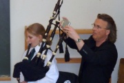 Auch ein Dudelsack braucht "Stimmung"