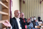 Roger Leoni (Dirigent der Future Band) & Roland Schaub (Dirigent der RML Power Brass & Jugendbrassband Fr�h Frech)
