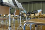 Alles ist beriet in der Primarturnhalle