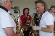 Einstimmen der 31 "Oldie-Saxer" - 2