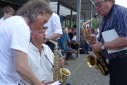 Einstimmen der 31 "Oldie-Saxer" - 4