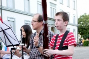 Ingo Balzer war mit seinem Oboen-Ensemble dabei